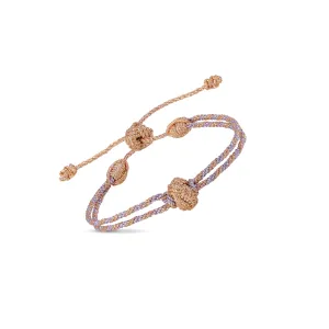 Akad n°2 Bracelet in Peach Lavender