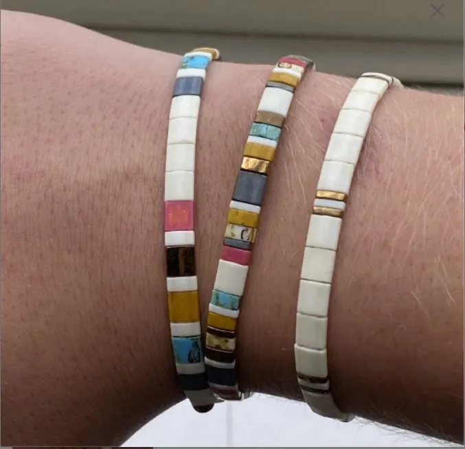 BEACHY - Tila Bead Bracelets