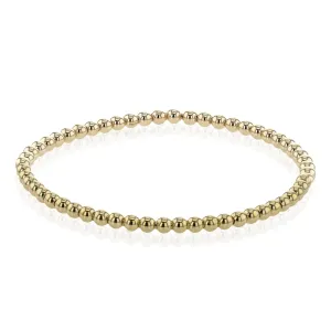 Beaded Bracelet in 14k Gold