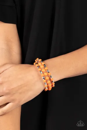 Bracelets Colorfully Coiled - Orange B2207