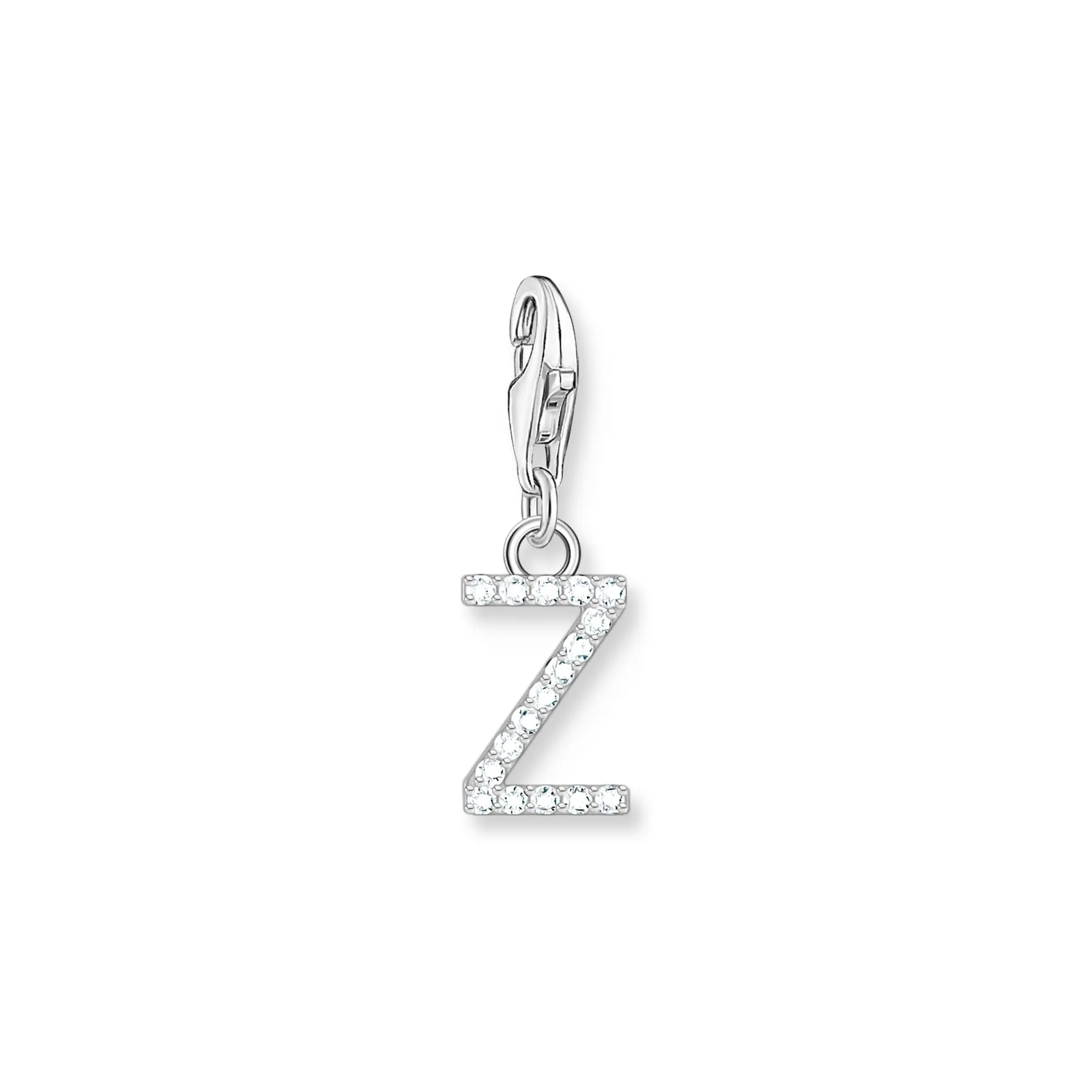 Charm Pendant letter Z silver