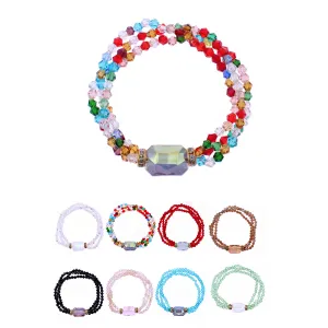 Colorful Beads Bracelets 0712R8 (12 units)