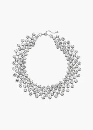 Diamantina Necklace -- Crystal