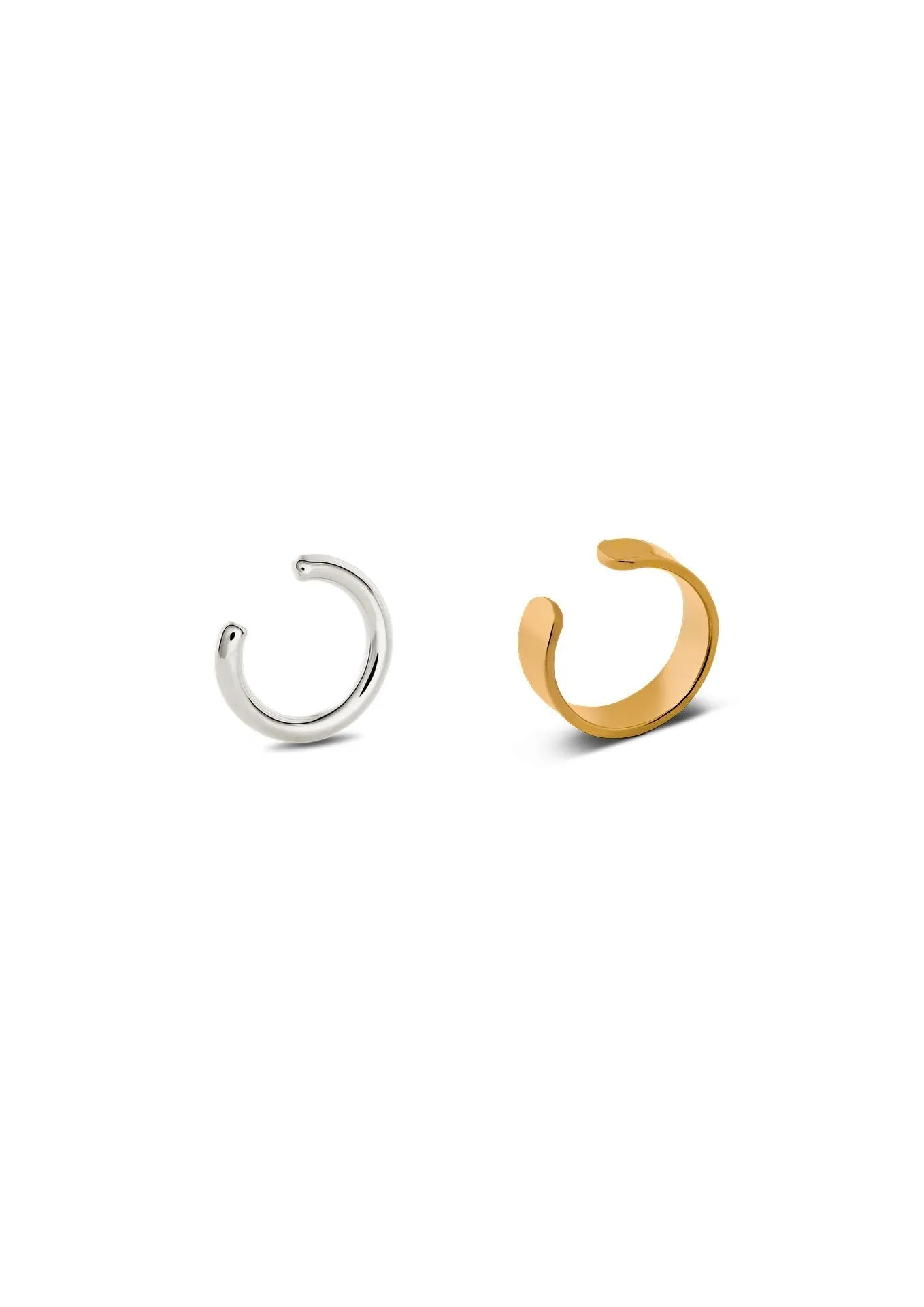 Ear Cuffs Duo Gold and Silver