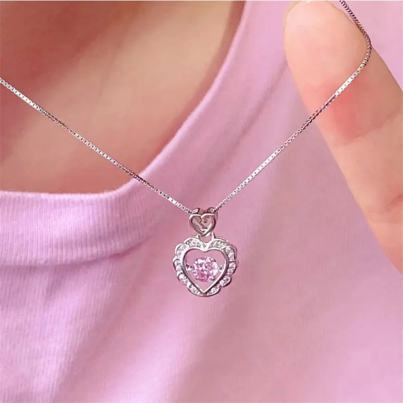 Heartbeat Harmony Crystal Pendant