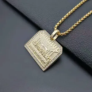 House Shaped The Last Supper Pendant