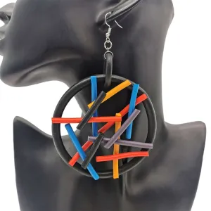 TEEK - Multicolor Big Drop Earrings